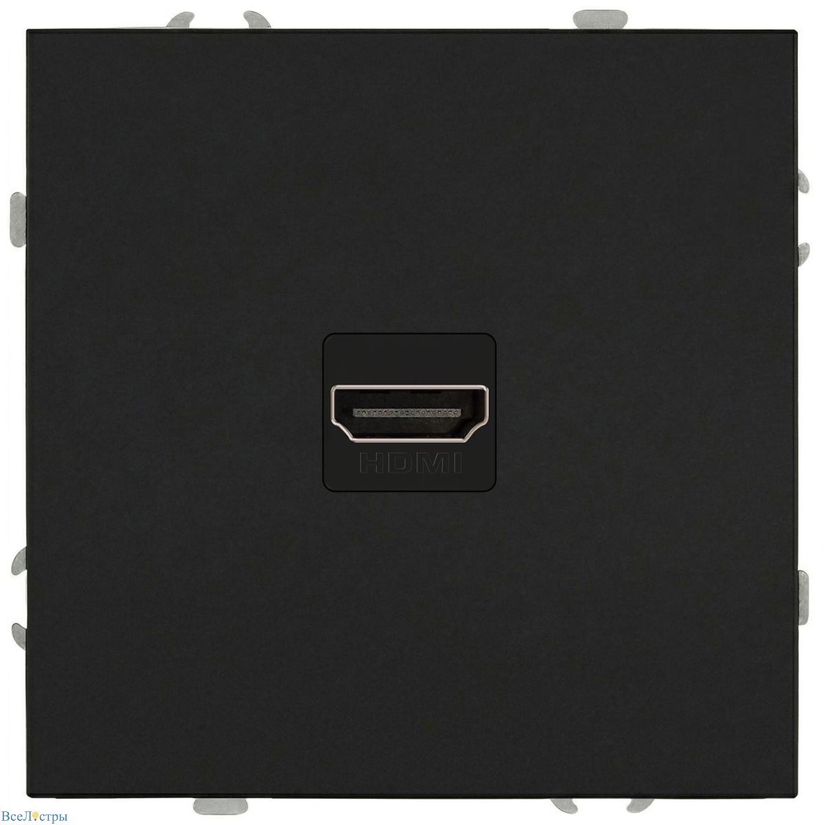 розетка эра galaxy 15-3114-05 hdmi ip20 антрацит б0070798
