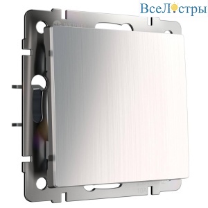 Выключатель одноклавишный Werkel глянцевый никель W1110002 4690389157585