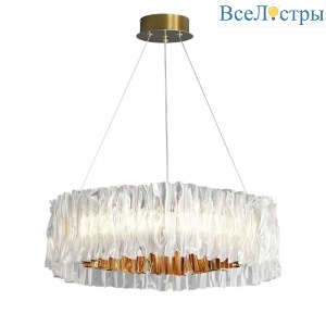 Подвесная люстра DeLight Collection Accordeon 10310P-780 white/gold