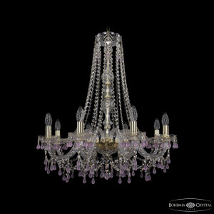 Подвесная люстра Bohemia Ivele Crystal 1410/8/240/h-74 G V7010