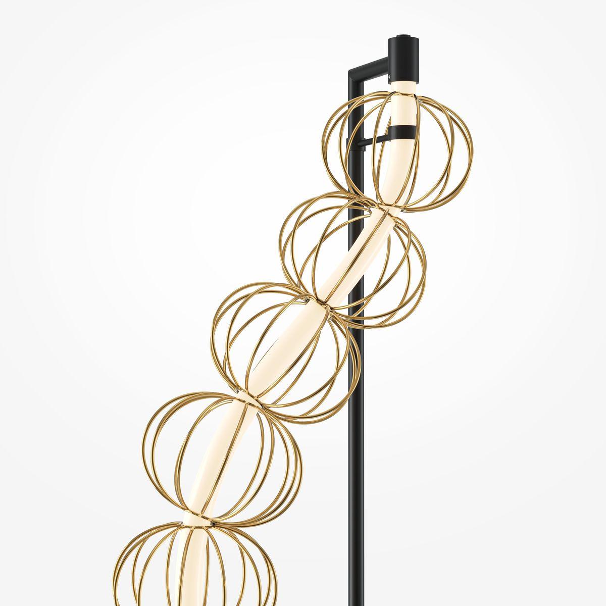 торшер maytoni golden cage mod216fl-l38g3k