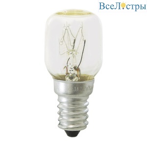 Лампа накаливания для холодильника Jazzway E14 15W 2700K прозрачная 3329143