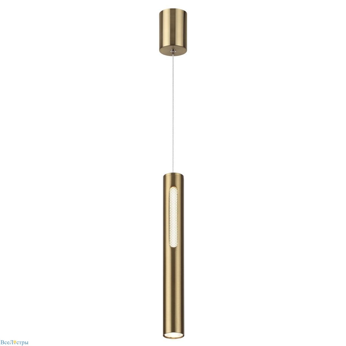 подвесной светодиодный светильник odeon light hightech mali 6644/7l