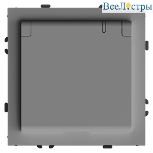 Розетка 1-местная с крышкой и защитными шторками Stekker Эмили RST16-5112-10 49959