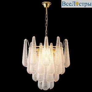 Подвесная люстра Crystal Lux FONTAIN SP8 GOLD