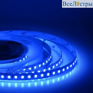 Светодиодная лента Apeyron 12В 2835 20Вт/м синий 5м IP20 00-106
