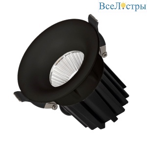 Встраиваемый светильник Arlight MS-FOGGY-BUILT-R86-10W Warm3000 (BK, 60 deg, 230V) 044630