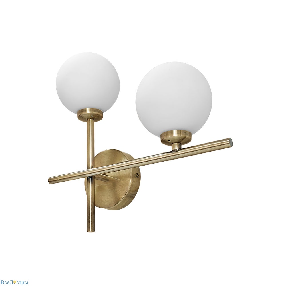 бра arte lamp bolla-piccolo a3989ap-2ab