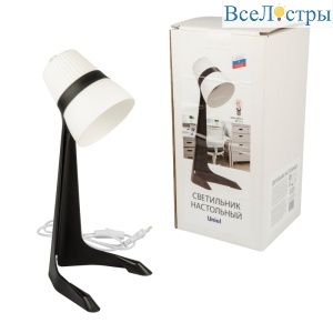 Настольная лампа Uniel ULO-K22 D/E14/A BLACK/WHITE