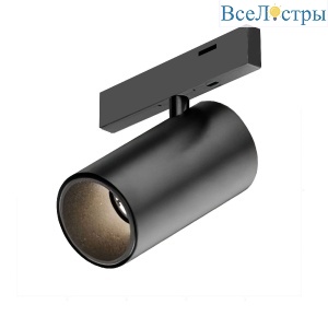 Трековый магнитный светильник Arlight MAG-MICROCOSM-SPOT-R35-5W Day4000 (BK, 36 deg, 24V) 043253