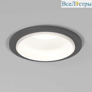 Встраиваемый светильник Elektrostandard Mils 25010/01 GU10 графит a064269