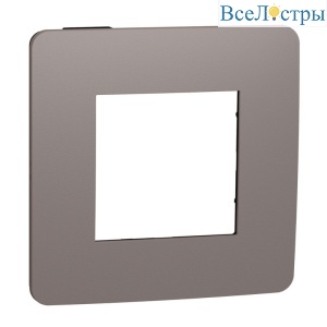 Рамка 1-постовая Schneider Electric Unica New NU280217