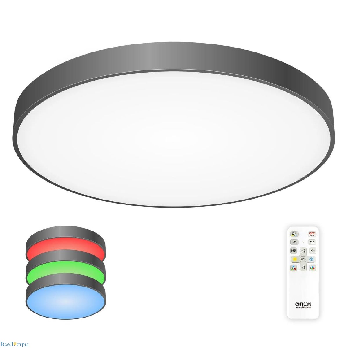 потолочная люстра citilux купер cl724155g1