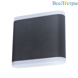 Уличный настенный светильник Arte Lamp Lingotto A8153AL-2BK