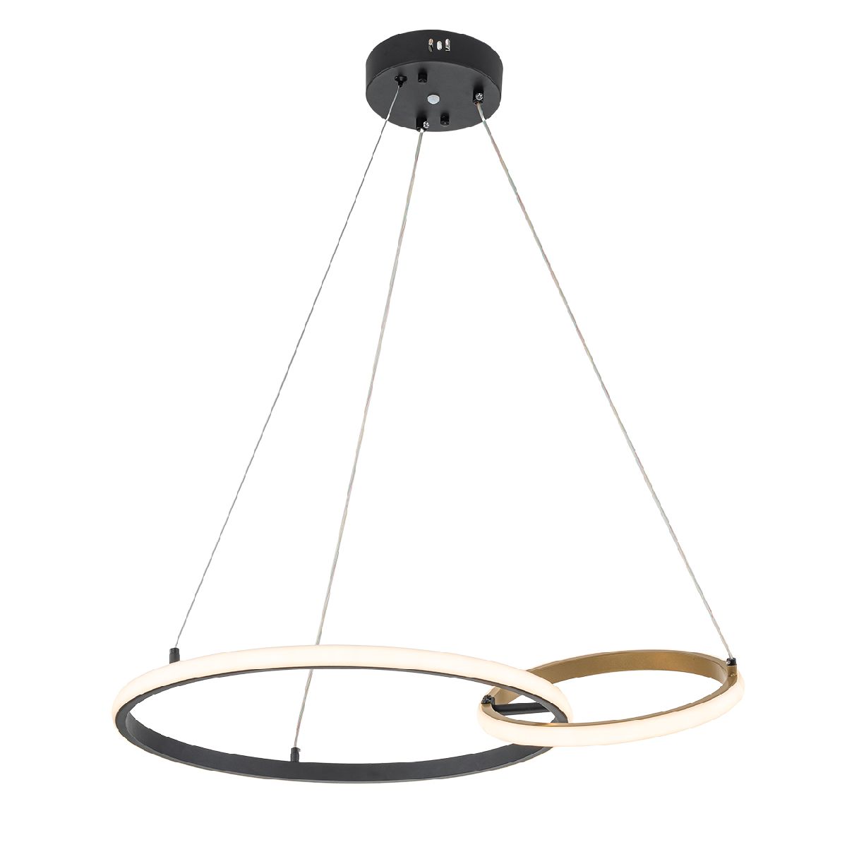 подвесной светильник escada relation 10230/2led black/gold