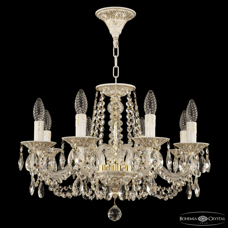 подвесная люстра bohemia ivele crystal al16302/8/195 wmg