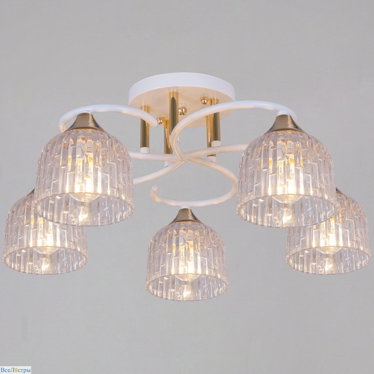 потолочная люстра reluce 16360-0.3-05 wh+fg