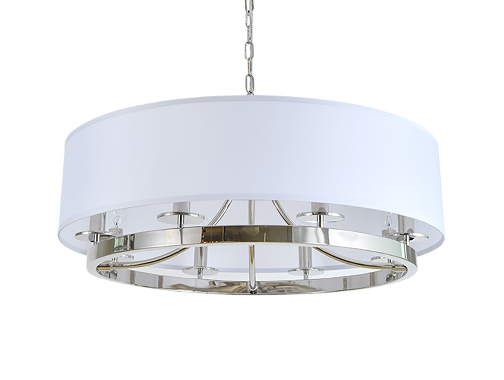 подвесная люстра newport sara 3558/с nickel м0070726