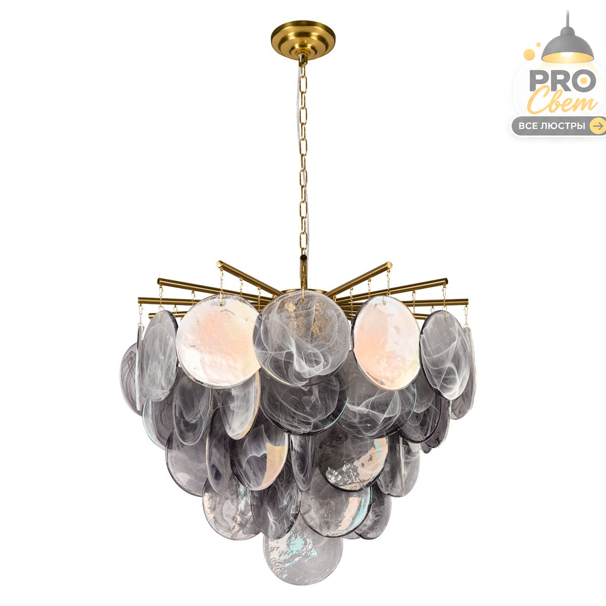 подвесной светильник loft it lolly 10492/600 smoke