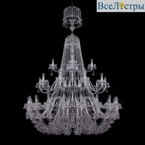 Подвесная люстра Bohemia Ivele 1409/20+10+5/530/XL-203/3d Ni