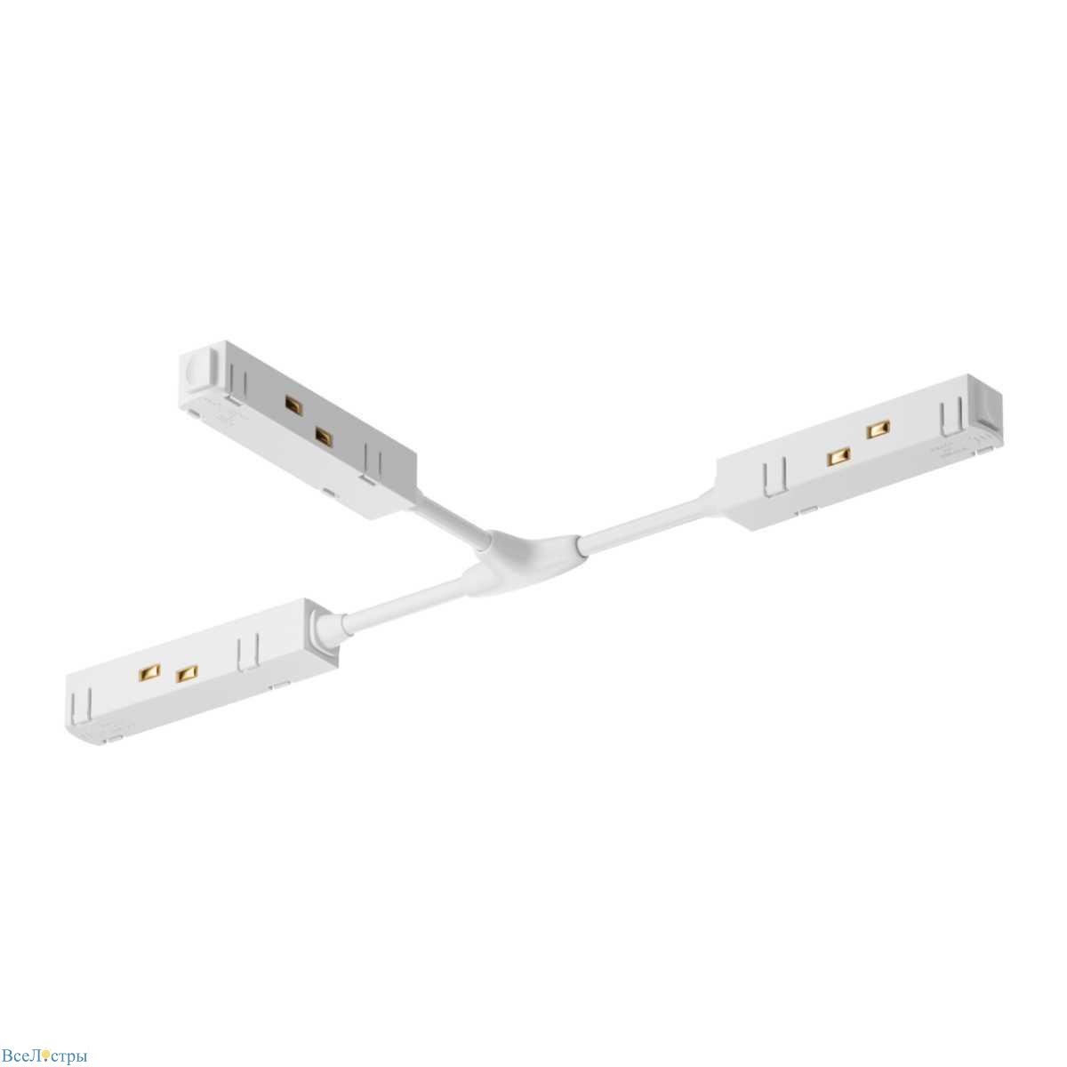 коннектор питания t-образный  maytoni technical gravity tra004cwt-22w