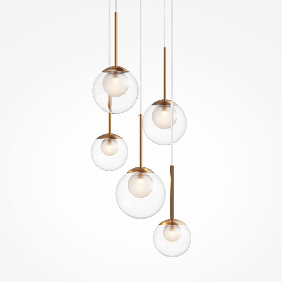 подвесная люстра maytoni basic form mod521pl-05g