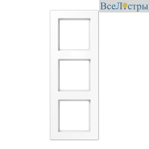Рамка трехместная Jung AC583BFWW