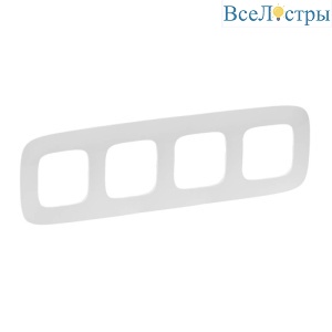 Рамка 4-постовая Legrand Valena Allure Жемчуг 754414