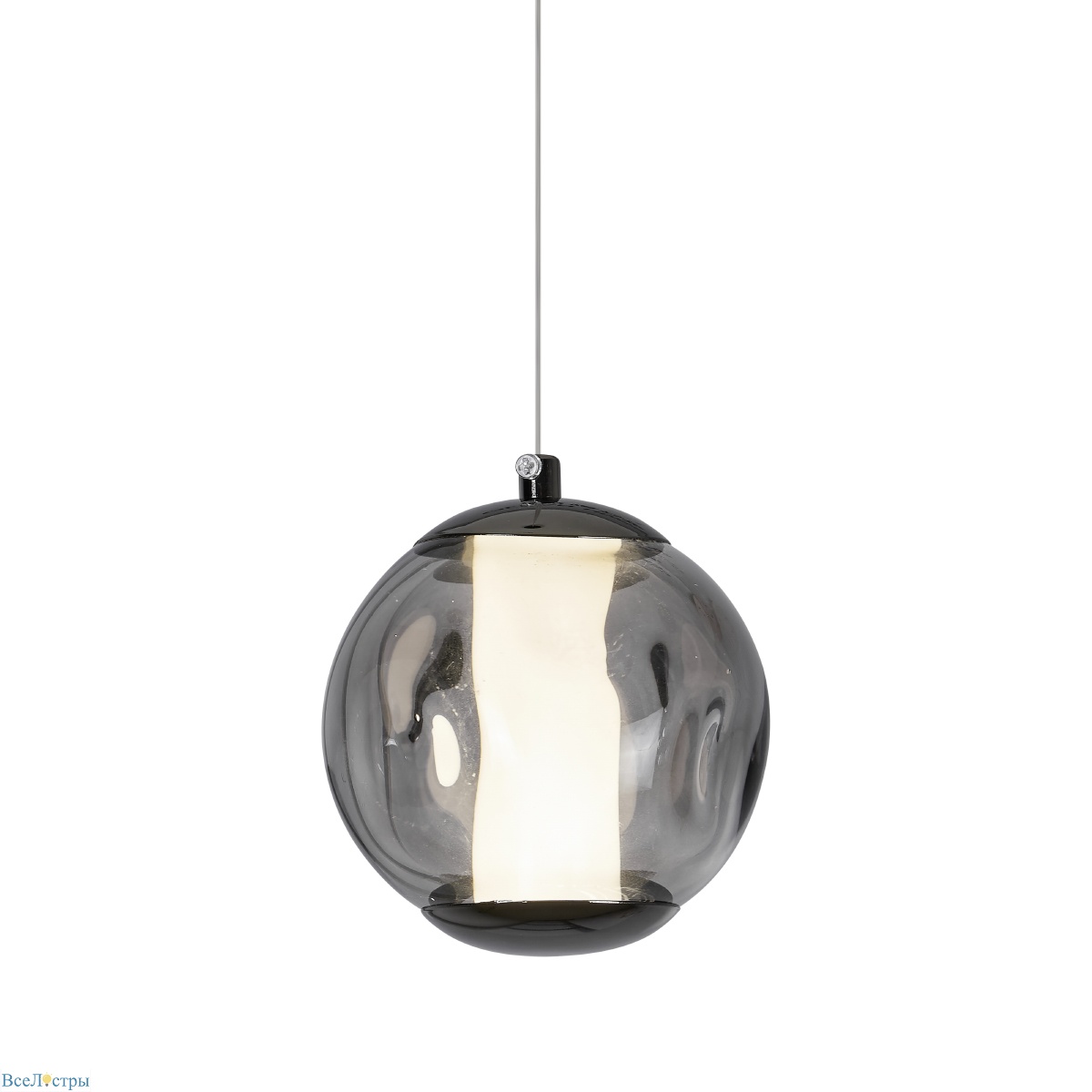 подвесной светильник delight collection od2437-1 pearl black/smoke