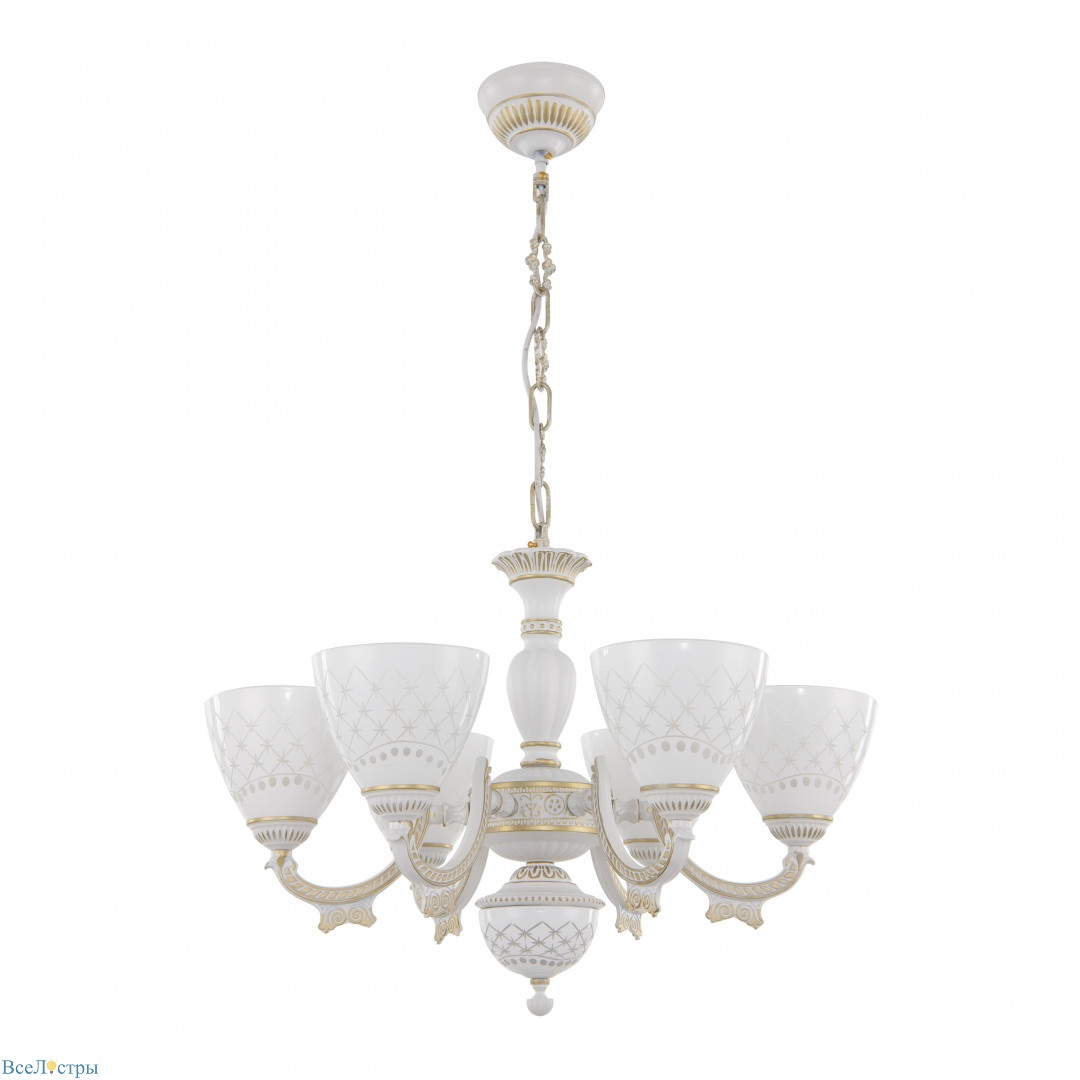 подвесная люстра arte milano 343837/6 wt+g