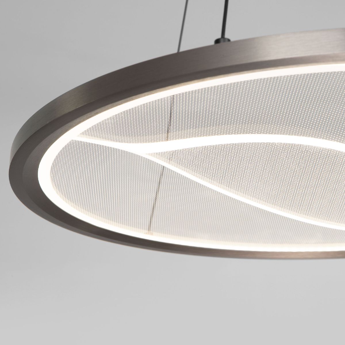 подвесной светильник eurosvet occhio 40026/1 led серый a069308