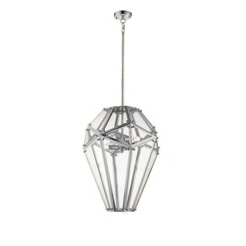 подвесная люстра delight collection kg0809p-8 chrome