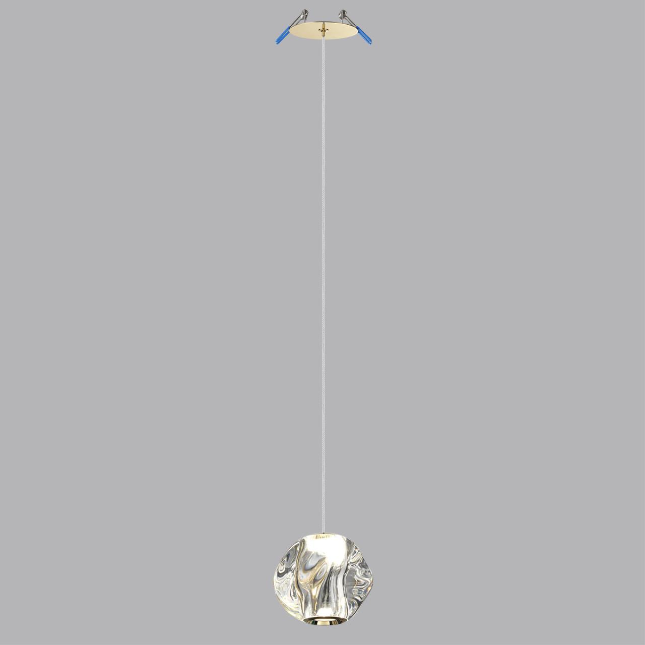 подвесной светодиодный светильник odeon light l-vision jemstone 5085/5l