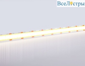 Светодиодная лента Ambrella Light Illumination COB 616Led/19W m/ 24V IP20 4500K/ 5m*12mm*2mm (2 конт.) GS4802
