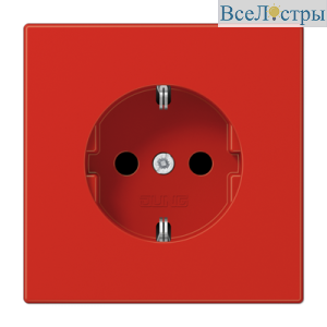 Розетка 2K+З Jung LS1520BFRT