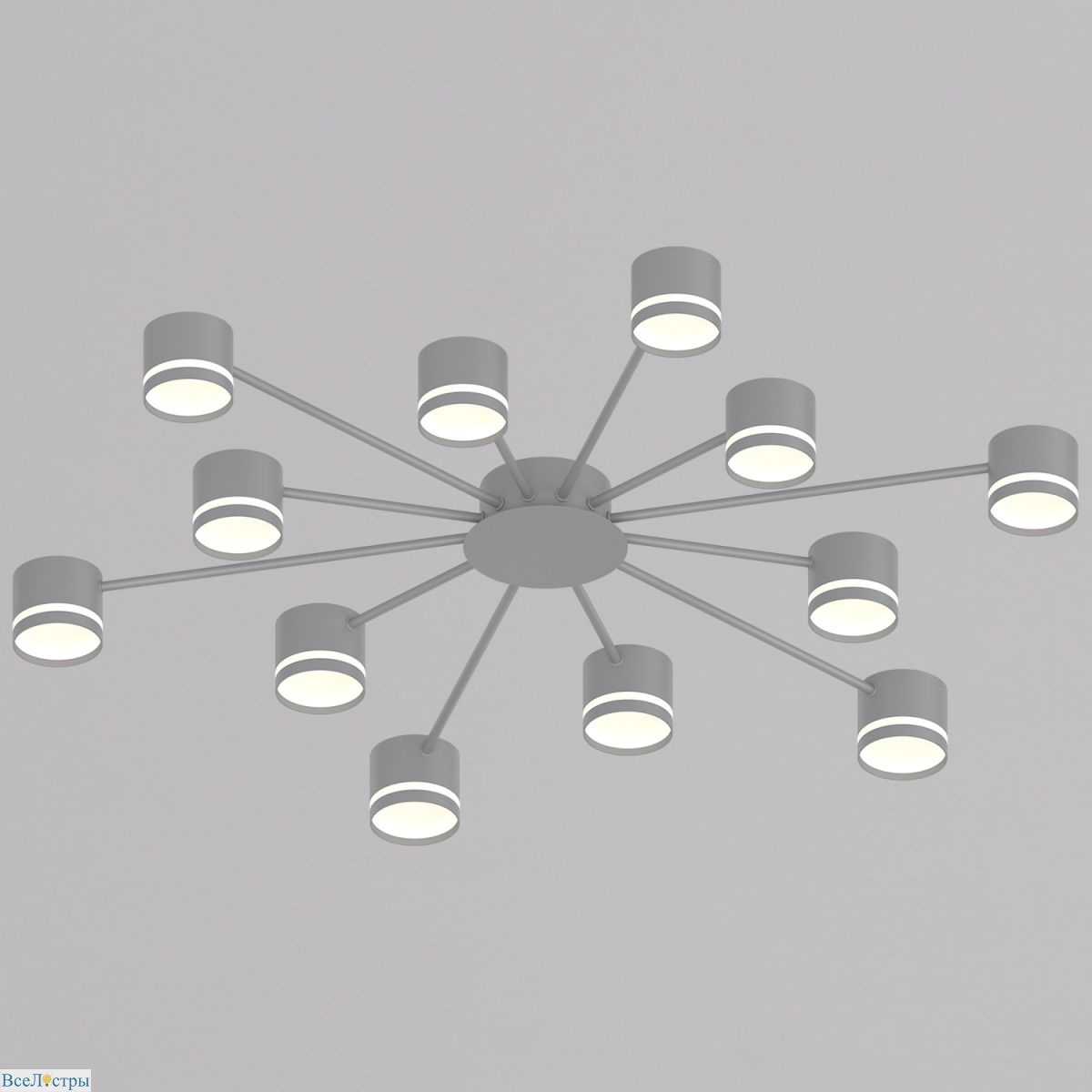 потолочная люстра reluce 06730-0.3-12 gx53 grey