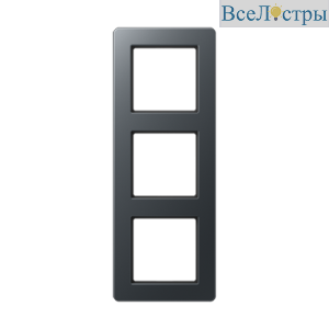 Рамка трехместная Jung AF583BFANM