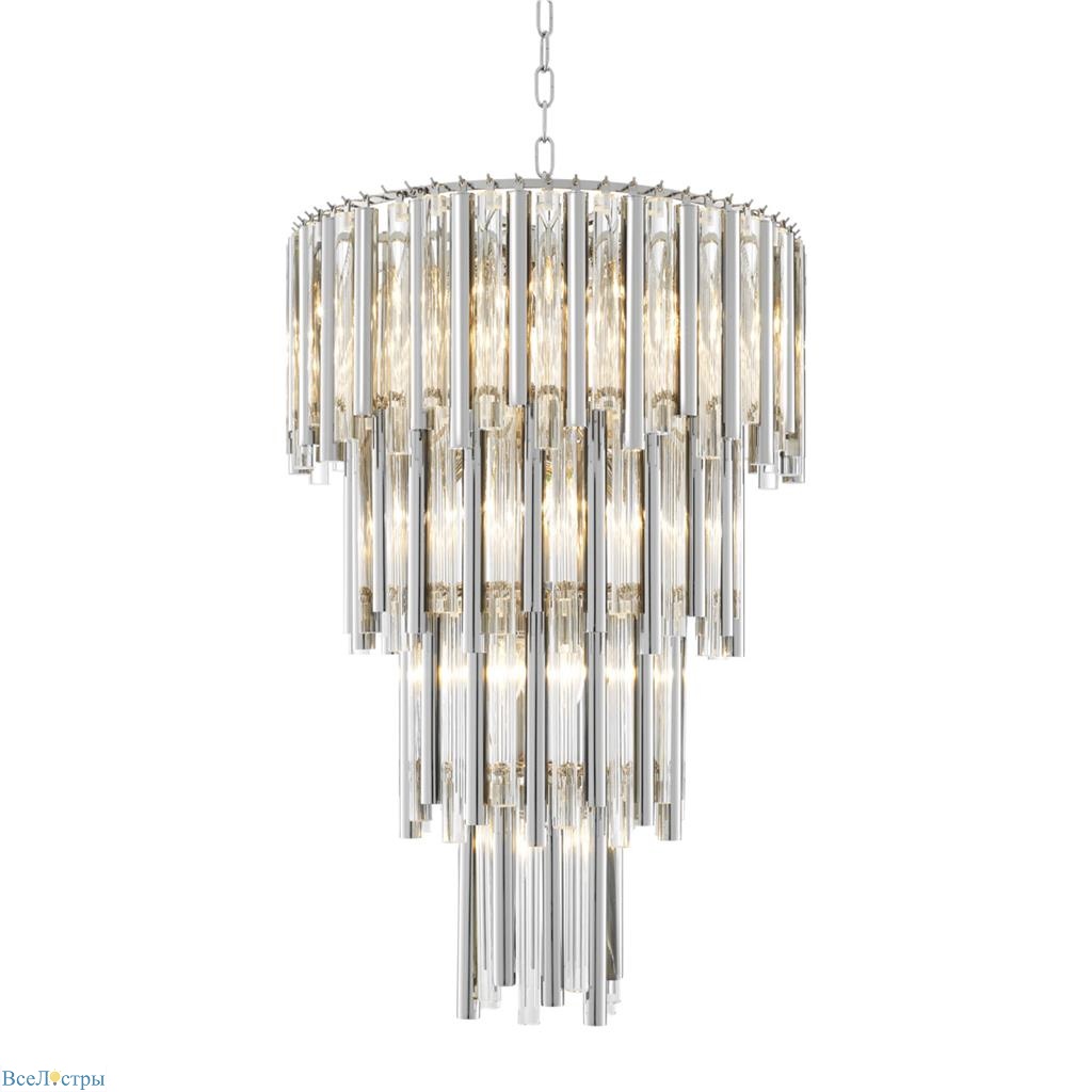 подвесная люстра delight gigi km0931p-13 nickel