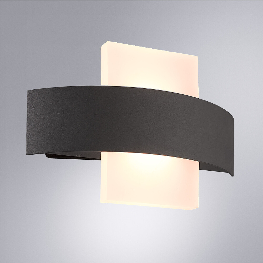 уличный настенный светильник arte lamp croce a1444al-1bk