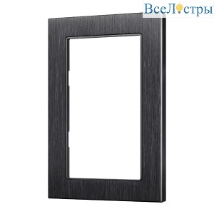 Рамка двухместная Arlight FRM-PRESTO-ALS-D-BK 043852
