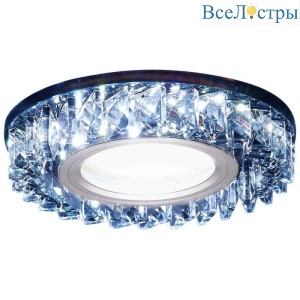 Встраиваемый светодиодный светильник Ambrella Light Led S255 BK