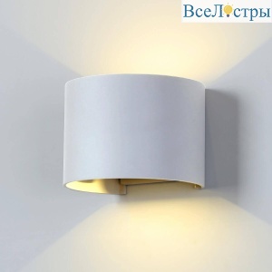 Уличный настенный светодиодный светильник Elektrostandard 1518 Techno LED Blade белый 4690389108914
