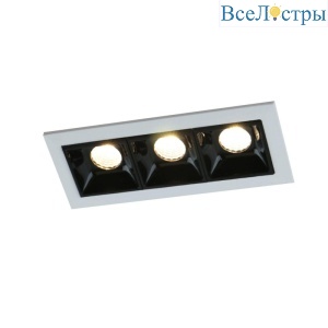 Встраиваемый светодиодный светильник Arte Lamp Grill A3153PL-3BK