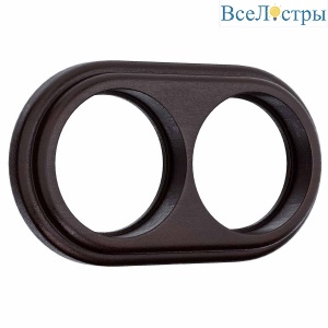 Рамка Werkel Legend на 2 поста венге W0025226 4690389166570