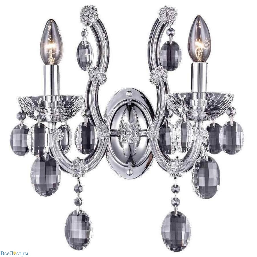 бра crystal lux hollywood ap2 chrome