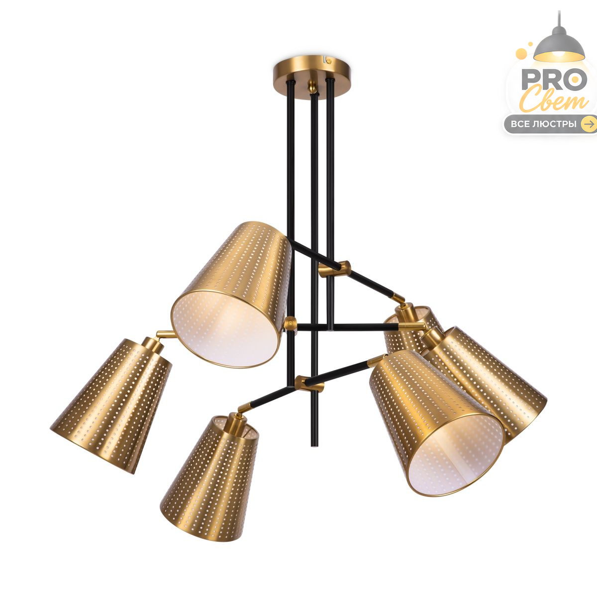 потолочная люстра freya terra fr5260pl-06bs