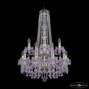 Подвесная люстра Bohemia Ivele Crystal 1410/10+5/195/h-82/2d G V7010