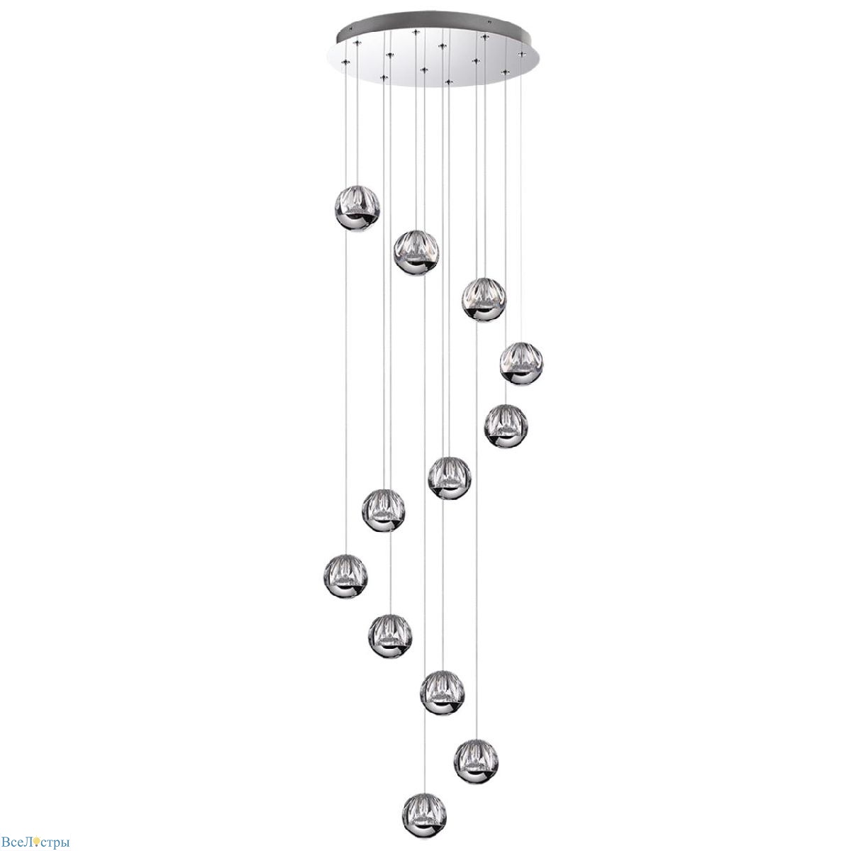каскадная люстра odeon light l-vision sono 5100/60l