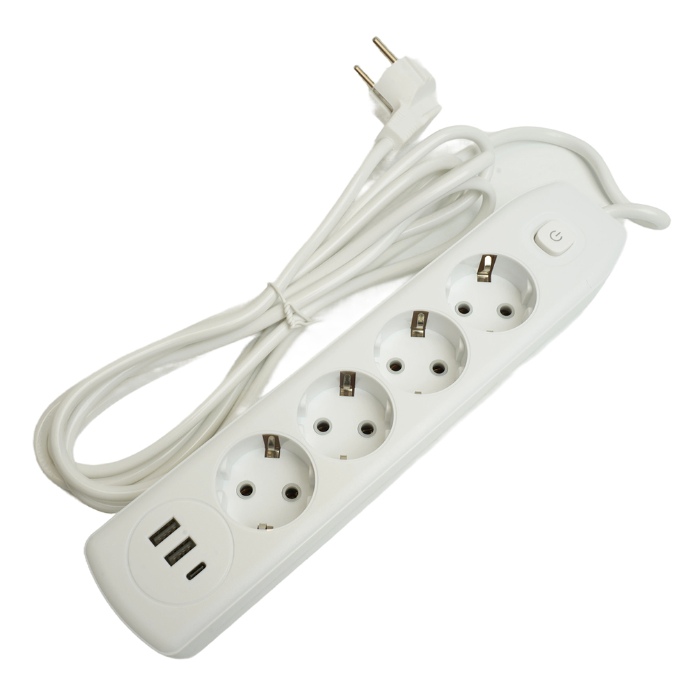 удлинитель stekker home plus hm08-43-02 49978