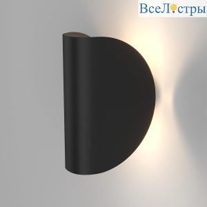 Уличный настенный светодиодный светильник Elektrostandard Taco 1632 Techno Led чёрный 4690389167256